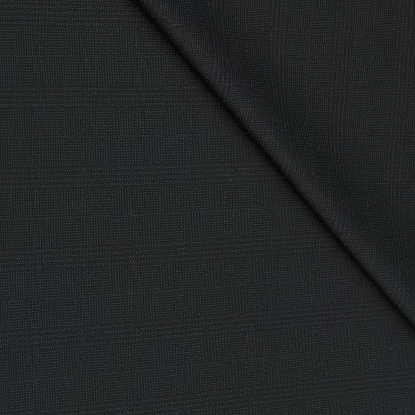 Trouser Fabric Canetti Italy Luxury Stretchable Poly Viscose Mild Check Colour Dim Grey